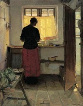 The Maid in the Kitchen by Anna Ancher, hand-painted oil reproduction