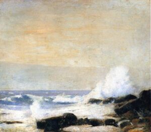 The Majestic Sea by Emil Carlsen, hand-painted oil painting reproduction