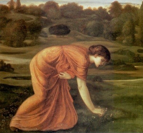 The March Marigold by Edward Burne-Jones, hand-painted oil painting reproduction