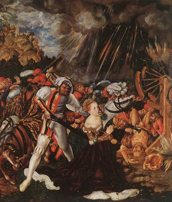 The Martyrdom of Saint Catherine by Lucas Cranach the Elder, hand-painted oil painting reproduction