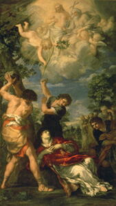 The Martyrdom of Saint Stephen 1660 by Pietro da Cortona, hand-painted oil painting reproduction