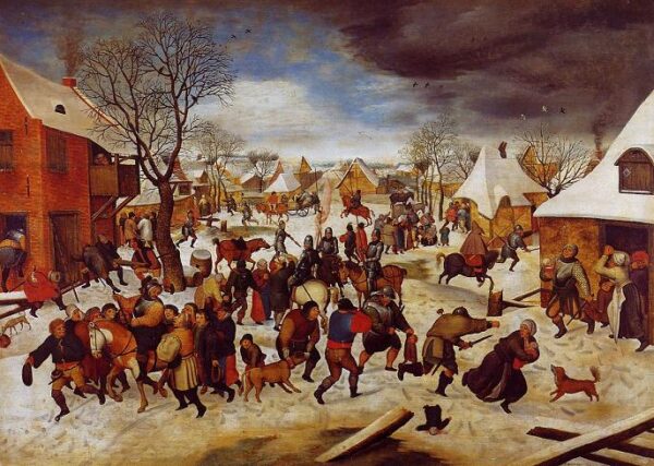The Massacre of the Innocents by Pieter Brueghel the Younger, hand-painted oil painting reproduction