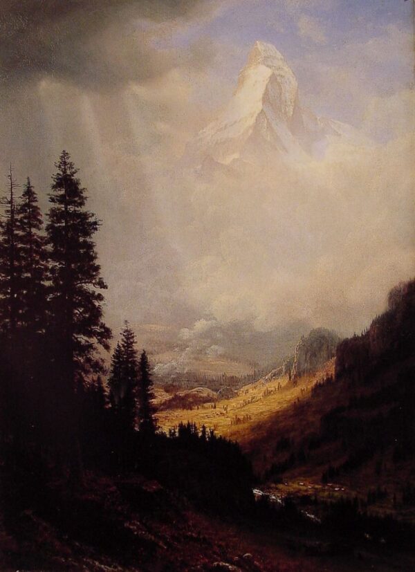 The Matterhorn by Albert Bierstadt, hand-painted oil painting reproduction