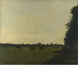 The Meadow by François Bonvin, hand-painted oil painting reproduction