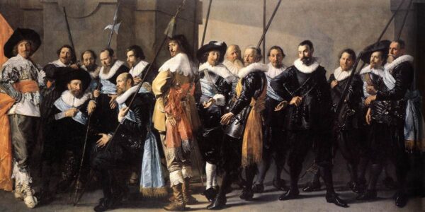 The Meagre Company by Frans Hals, hand-painted oil painting reproduction