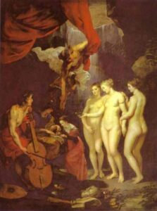 The Medici Cycle Education of Marie de Medici by Peter Paul Rubens, hand-painted oil painting reproduction