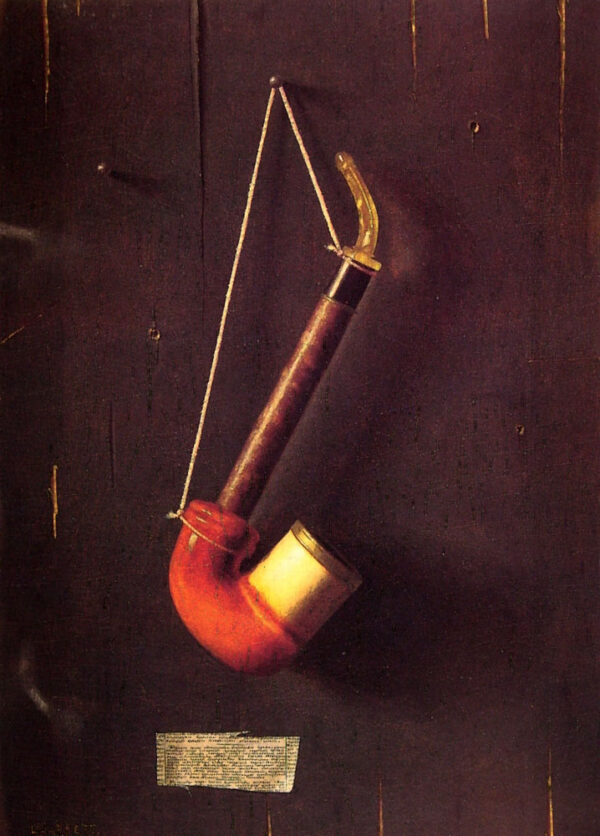 The Meerschaum Pipe by William Michael Harnett, hand-painted oil reproduction
