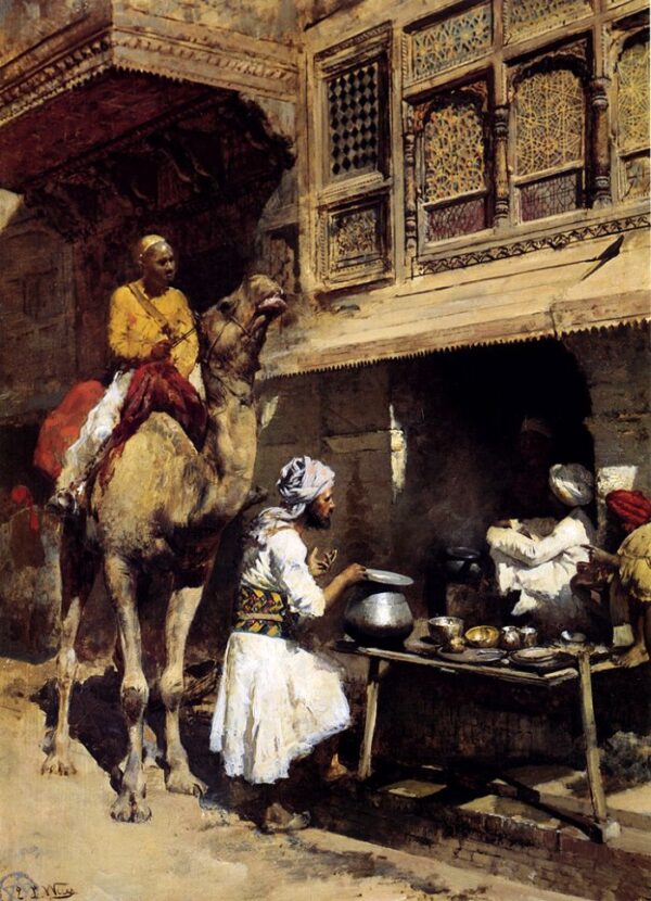 The Metalsmith’s Shop by Edwin Lord Weeks, hand-painted oil painting reproduction