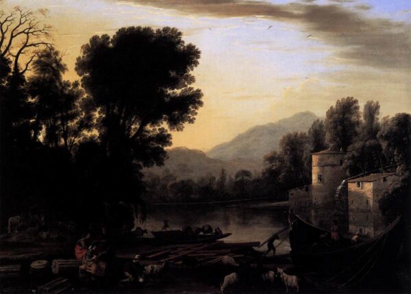 The Mill by Claude Lorrain, hand-painted oil painting reproduction