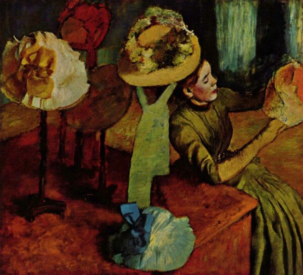 The Millinery Shop by Edgar Degas, hand-painted oil painting reproduction