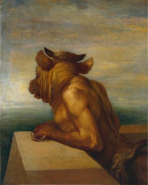 The Minotaur by George Frederic Watts, hand-painted oil reproduction