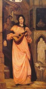 The Minstrel by Kate Elizabeth Bunce, hand-painted oil painting reproduction