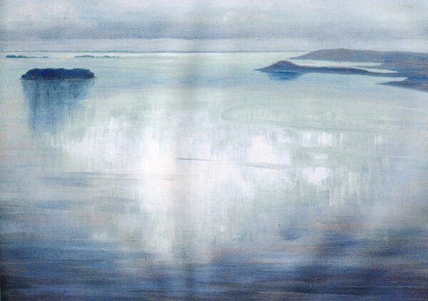The Mirror 1916 by Arthur Wesley Dow, hand-painted oil painting reproduction