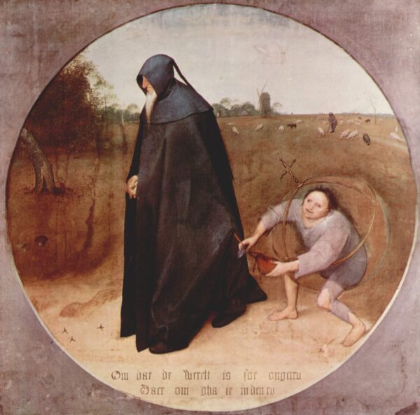 The Misanthrope by Pieter Brueghel the Elder, hand-painted oil painting reproduction