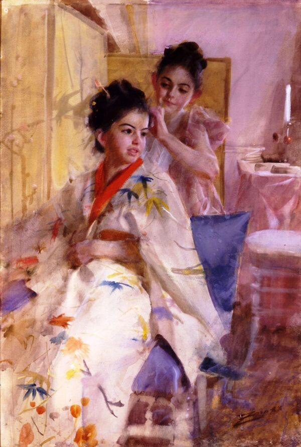 The Misses Salomon by Anders Zorn, hand-painted oil painting reproduction