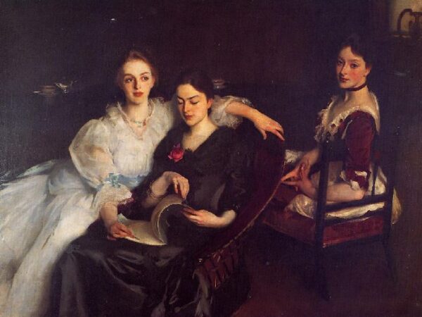 The Misses Vickers by John Singer Sargent, hand-painted oil painting reproduction
