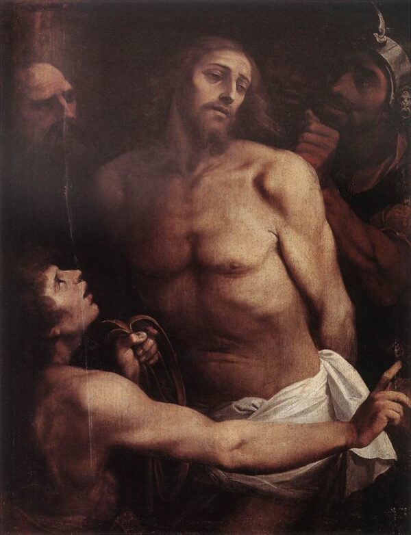 The Mocking of Christ by Giuseppe Cesari, hand-painted oil painting reproduction
