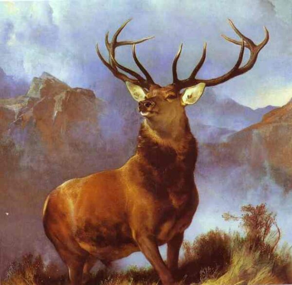The Monarch Of The Glen by Sir Edwin Landseer, hand-painted oil painting reproduction