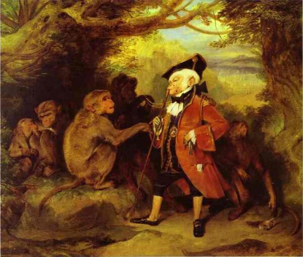 The Monkey Who Had Seen The World by Sir Edwin Landseer, hand-painted oil painting reproduction