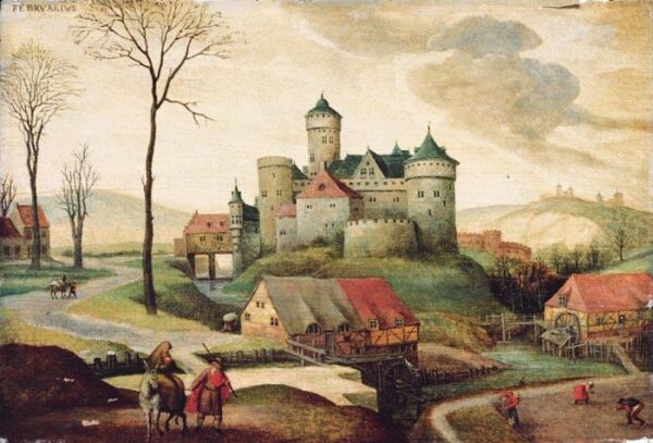 The Month of February by Abel Grimmer, hand-painted oil painting reproduction