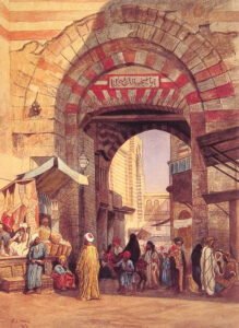 The Moorish Bazaar by Edwin Lord Weeks, hand-painted oil painting reproduction
