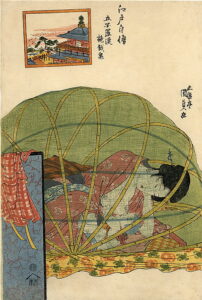 The Mosquito Net by Utagawa Kunisada, hand-painted oil painting reproduction