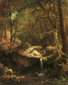 The Mountain Brook by Albert Bierstadt, hand-painted oil painting reproduction