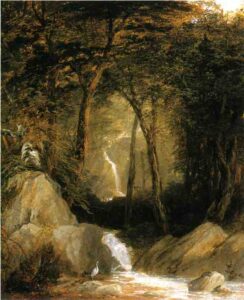 The Mountain Stream by John Frederick Kensett, hand-painted oil painting reproduction