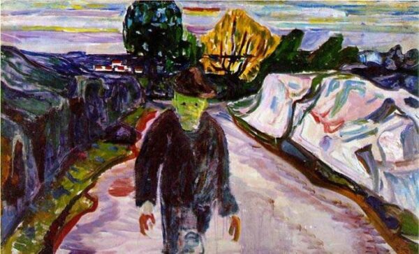 The Murderer by Edvard Munch, hand-painted oil painting reproduction