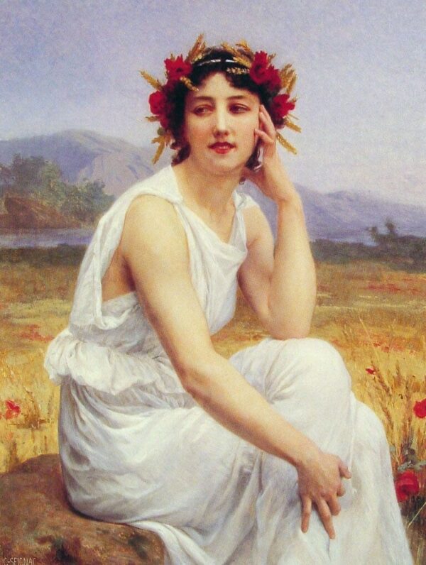 The Muse by Guillaume Seignac, hand-painted oil painting reproduction