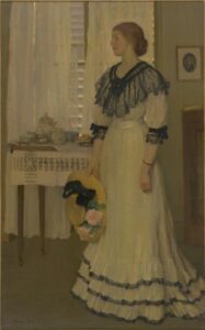 The Muslin Dress by Emanuel Phillips Fox, hand-painted oil painting reproduction