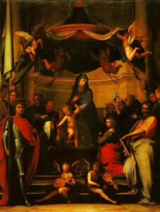 The Mystic Marriage of St Catherine by Fra Bartolomeo, hand-painted oil painting reproduction