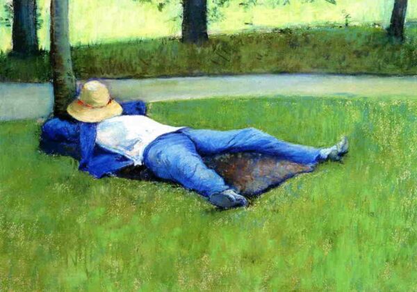 The Nap by Gustave Caillebotte, hand-painted oil painting reproduction