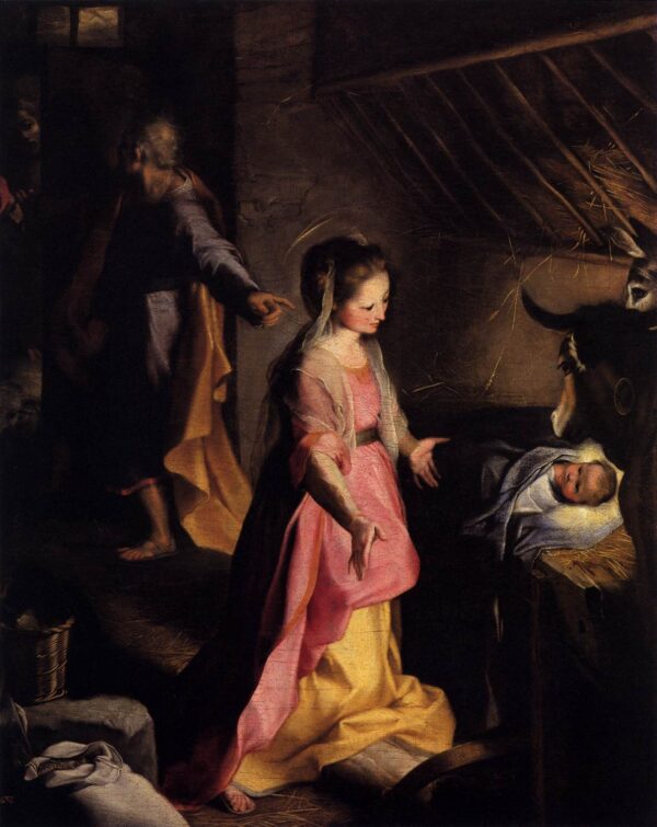 The Nativity by Federico Fiori Barocci, hand-painted oil painting reproduction