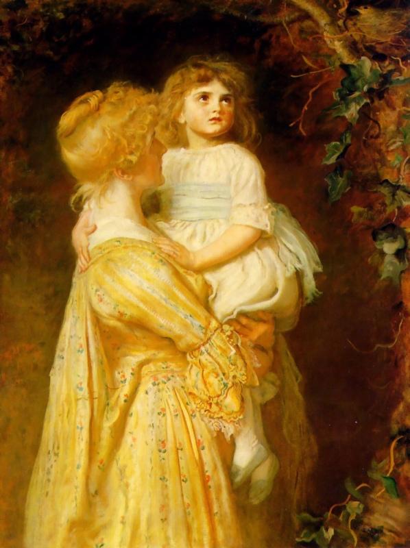The Nest by John Everett Millais, hand-painted oil reproduction