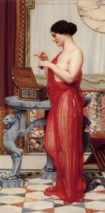The New Perfume by John William Godward, hand-painted oil painting reproduction