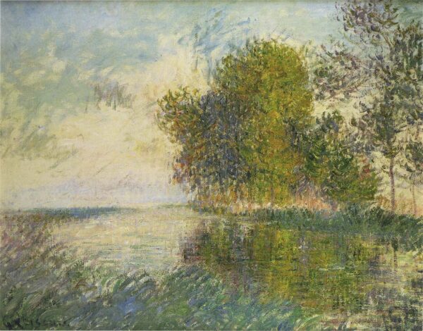 The Normandy River by Gustave Loiseau, hand-painted oil painting reproduction