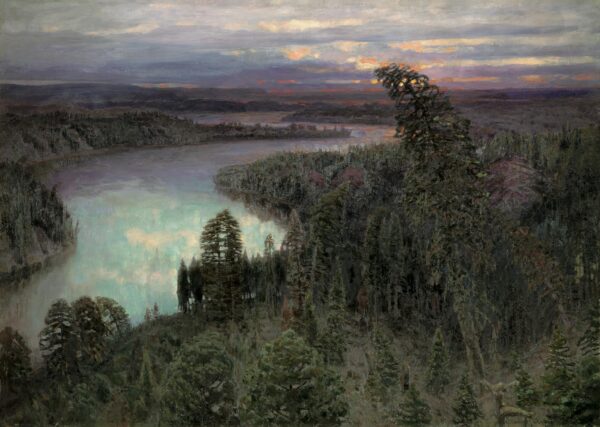 The Northern Land by Viktor Vasnetsov, hand-painted oil painting reproduction