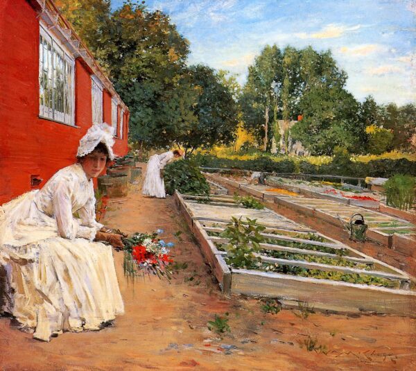 The Nursery by William Merritt Chase, hand-painted oil painting reproduction
