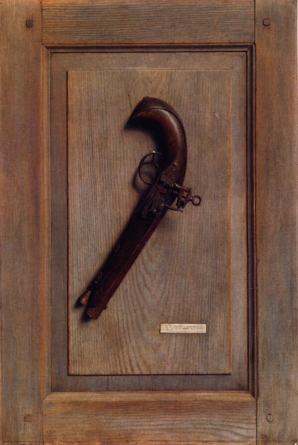 The Old Flintlock by Jefferson David Chalfant, hand-painted oil reproduction