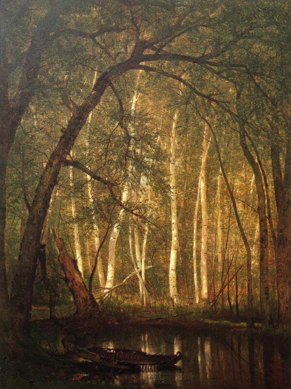 The Old Hunting Ground by Thomas Worthington Whittredge, hand-painted oil painting reproduction