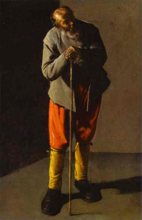 The Old Man by Georges de La Tour, hand-painted oil reproduction