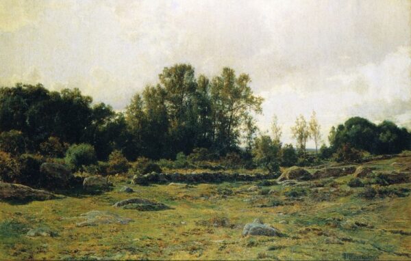 The Old Pasture by Hugh Bolton Jones, hand-painted oil painting reproduction