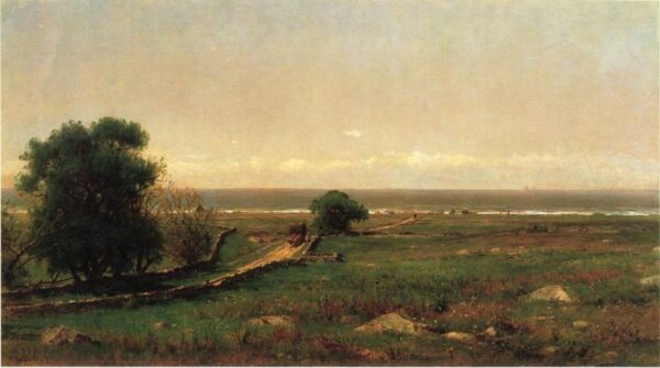 The Old Road to the Sea by Thomas Worthington Whittredge, hand-painted oil painting reproduction