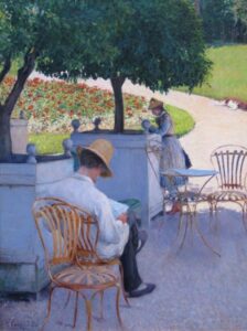The Orange Trees by Gustave Caillebotte, hand-painted oil painting reproduction