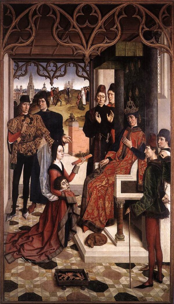 The Ordeal by Fire by Dieric Bouts the Elder, hand-painted oil painting reproduction