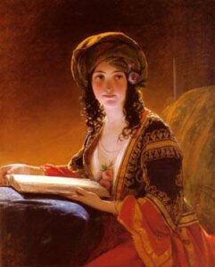 The Oriental by Friedrich von Amerling, hand-painted oil painting reproduction