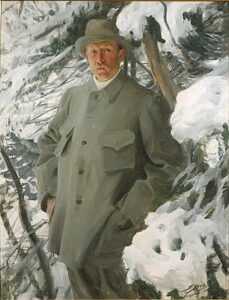 The Painter Bruno Liljefors by Anders Zorn, hand-painted oil painting reproduction