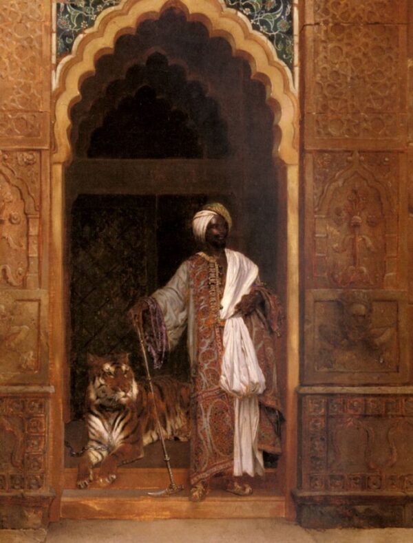 The Palace Guard by Rudolf Ernst, hand-painted oil painting reproduction