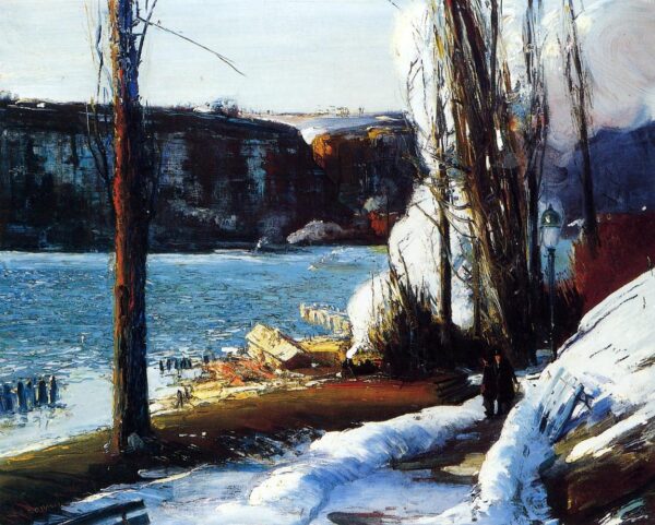 The Palisades by George Bellows, hand-painted oil painting reproduction